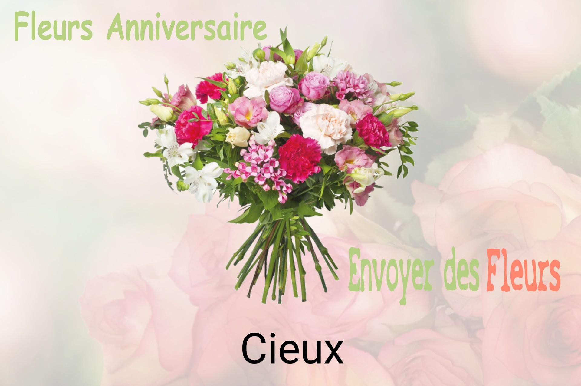 Bouquet de fleurs d’anniversaire livré à Cieux